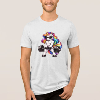 T-shirt En Tri-matière Licorne musculaire, muscle licorne, Sport. 