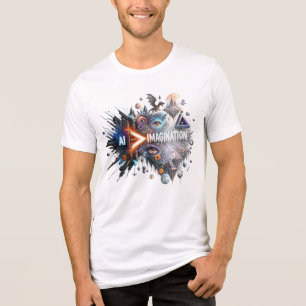 T-shirt En Tri-matière L'imagination de l'IA – Intelligence artificielle 