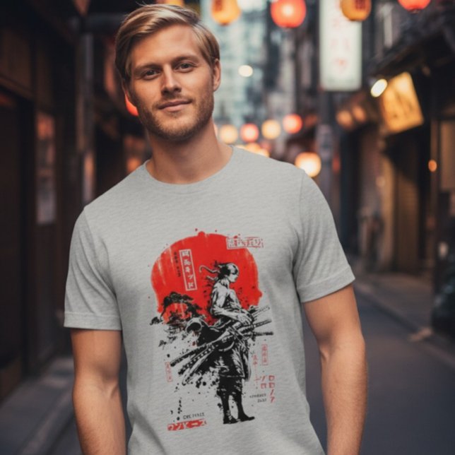 T-shirt En Tri-matière Limited Samurai Manga Legend Retro Unisex (Créateur téléchargé)