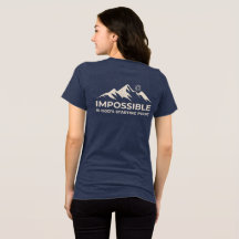 L'Impossible est le point de départ de Dieu, Inspi