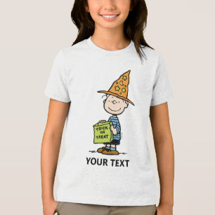 T-shirt En Tri-matière Linus des Peanuts Sorcier Trick Or Treat