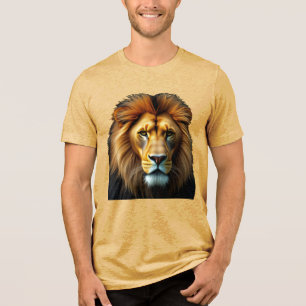 T-shirt En Tri-matière Lion Le Maître de la Bravoure Bella+Canvas