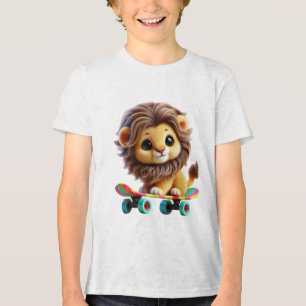 T-shirt En Tri-matière Lion roux sur un rouleau