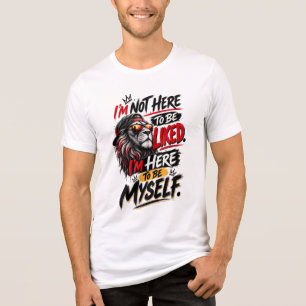 T-shirt En Tri-matière Lion Street Style Soyez Vous-Même Design