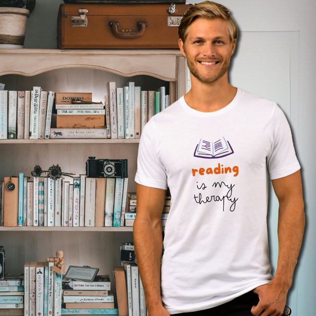 T-shirt En Tri-matière lire est ma thérapie (Créateur téléchargé)