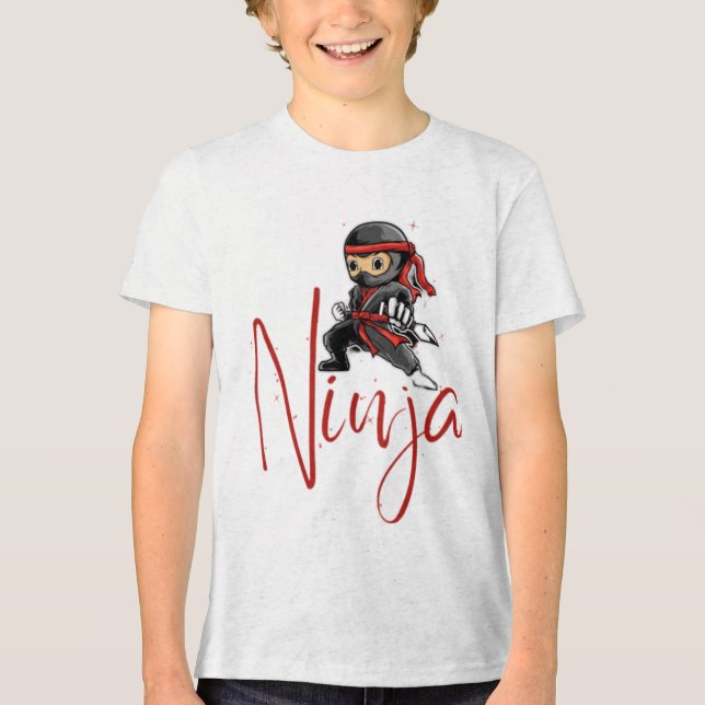 T-shirt En Tri-matière Little Ninja (Recto)