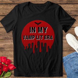 T-shirt En Tri-matière Livre Lover Dans Mon Époque Vamp Lit
