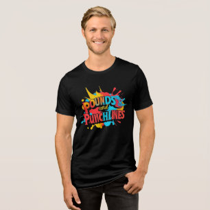 T-shirt En Tri-matière "Livres poinçonnées"