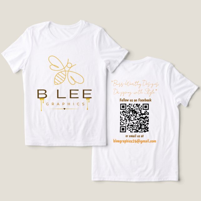 T-shirt En Tri-matière Logo BLEEGRAPHICS Femmes (Design Recto & Verso)