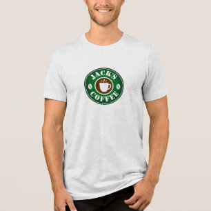 T-shirt En Tri-matière Logo de café haricot et tasse barista personnalisé