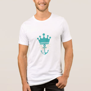 T-shirt En Tri-matière Logo de club de yacht Riviera minimaliste Premium