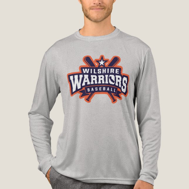 T-shirt En Tri-matière Logo de la Ligue de baseball Wilshire Warriors (Recto)