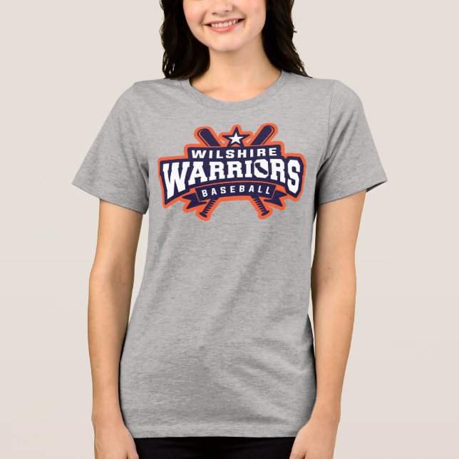T-shirt En Tri-matière Logo de la Ligue de baseball Wilshire Warriors (Recto)