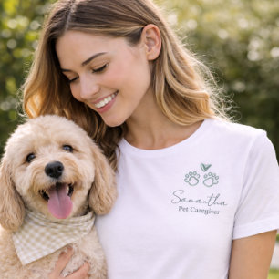 T-shirt En Tri-matière Logo de l'entreprise avec le nom de l'employé en é