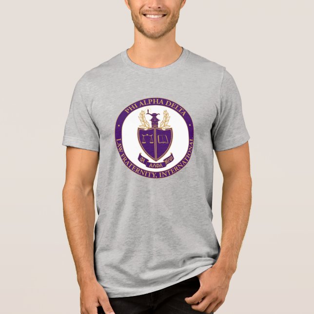 T-shirt En Tri-matière Logo de Phi Alpha Delta (Recto)