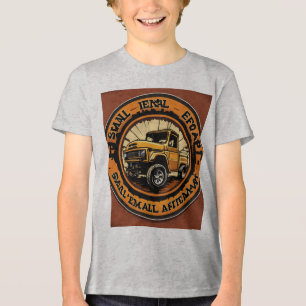 T-shirt En Tri-matière Logo de réparation de petits moteurs