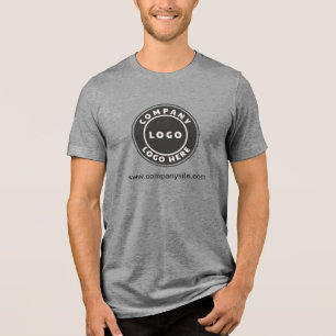 T-shirt En Tri-matière Logo de société moderne et employés de site web pe