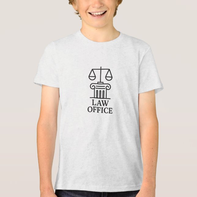 T-shirt En Tri-matière Logo du bureau du droit élégant (Recto)
