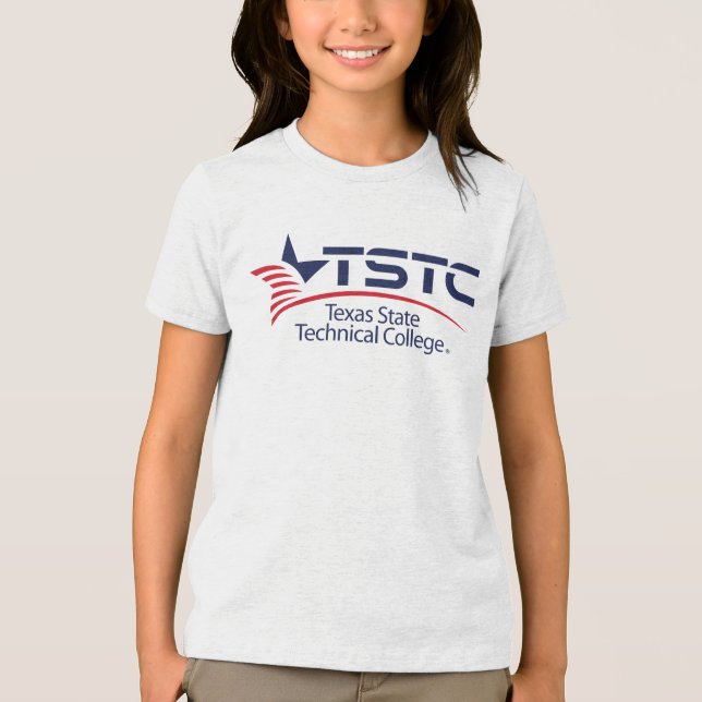 T-shirt En Tri-matière Logo du Texas State Technical College (Recto)
