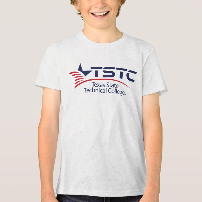 T-shirt En Tri-matière Logo du Texas State Technical College (Recto)