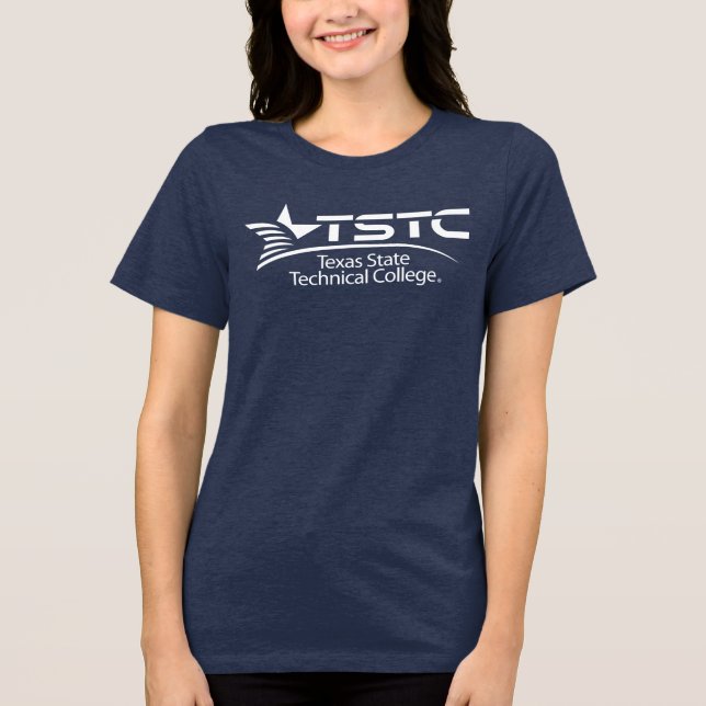 T-shirt En Tri-matière Logo du Texas State Technical College (Recto)