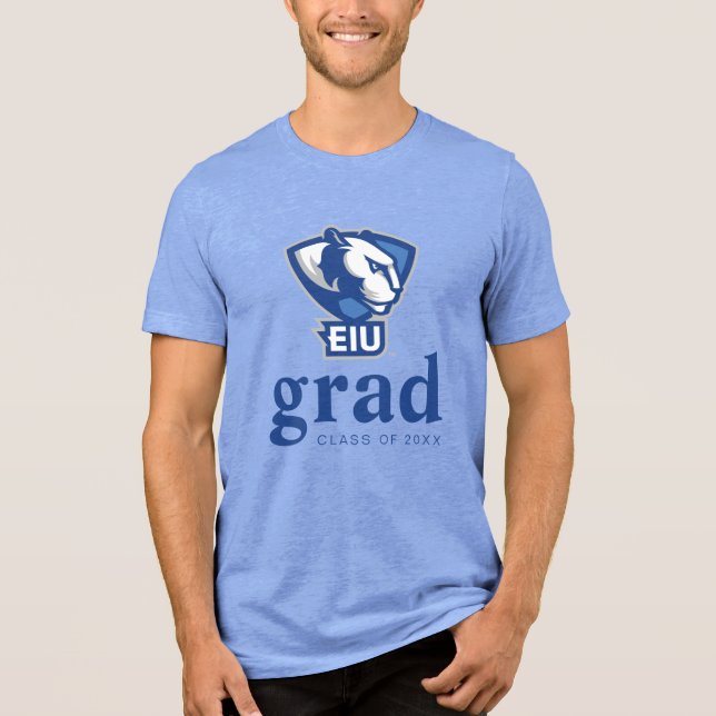 T-shirt En Tri-matière Logo Eastern Illinois University Panthers (Recto)