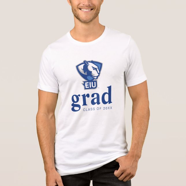 T-shirt En Tri-matière Logo Eastern Illinois University Panthers (Recto)