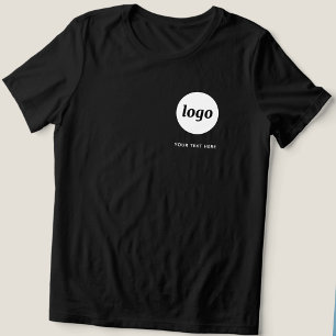 T-shirt En Tri-matière Logo et texte simple pour promotion commerciale