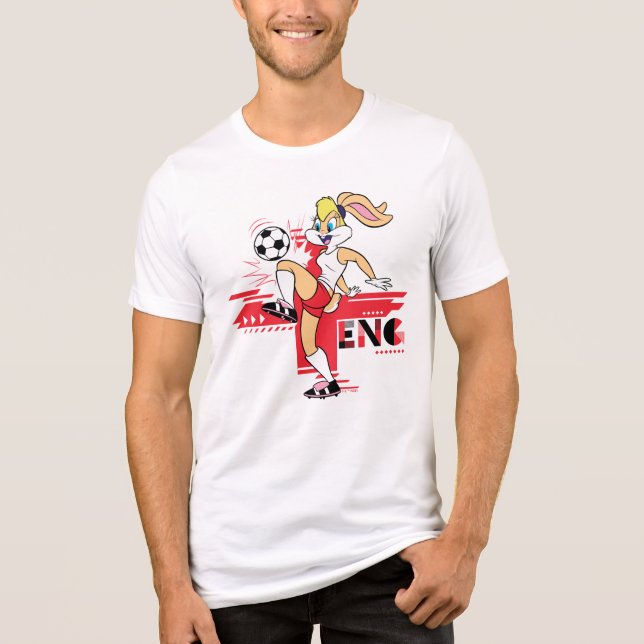 T-shirt En Tri-matière Lola Bunny Team England Soccer Graphic (Recto)
