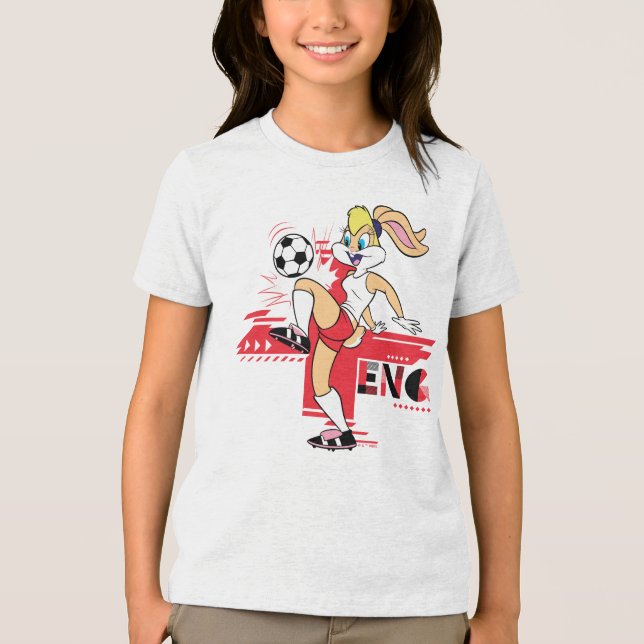 T-shirt En Tri-matière Lola Bunny Team England Soccer Graphic (Recto)