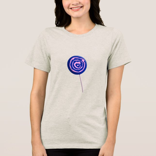 T-shirt En Tri-matière Lollipop rose 3D (Recto)