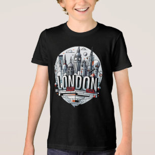 T-shirt En Tri-matière Londres Angleterre Royaume-Uni