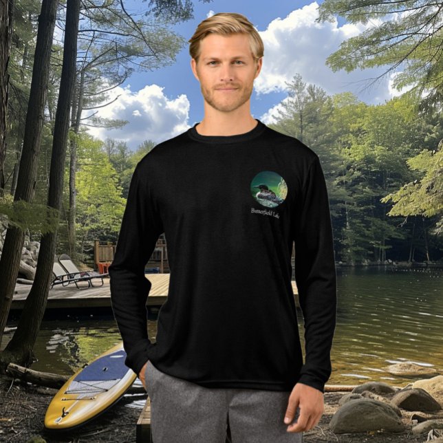 T-shirt En Tri-matière Loon Family Butterfield Lake (Créateur téléchargé)