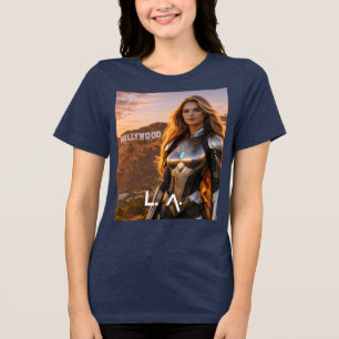 T-SHIRT EN TRI-MATIÈRE LOS ANGELES - LA