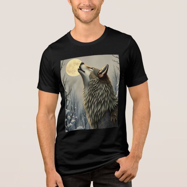 T-shirt En Tri-matière loup (Recto)