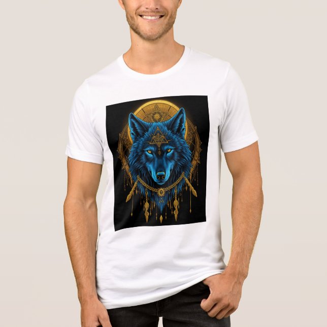 T-shirt En Tri-matière Loup doré (Recto)