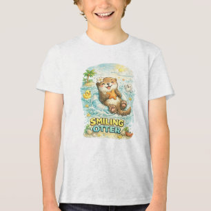 T-shirt En Tri-matière Loutre souriante