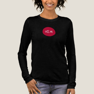 T-shirt En Tri-matière LOVE 愛 Cercle Rouge