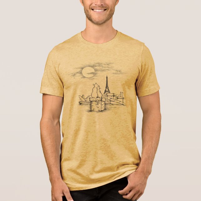 T-shirt En Tri-matière Love Cats (Recto)