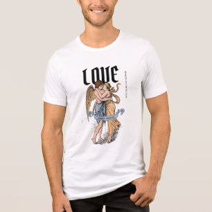 T-shirt En Tri-matière Love Embrace – Illustration d'un couple romantique