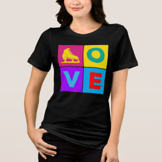 T-shirt En Tri-matière Love Figure Patinage