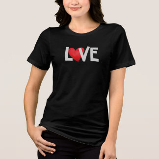T-shirt En Tri-matière LOVE Modern Heart Graphic Tee