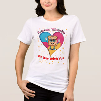 T-shirt En Tri-matière Love Tastes Better With You