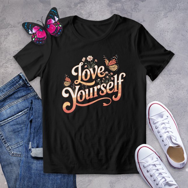 T-shirt En Tri-matière Love Yourself Monarch Butterfly Shirt (Créateur téléchargé)