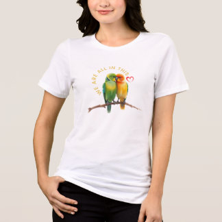 T-shirt En Tri-matière Lovebirds in a Tender Moment