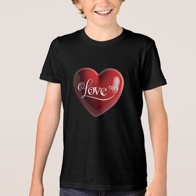 T-shirt En Tri-matière Lovely Heart (Recto)