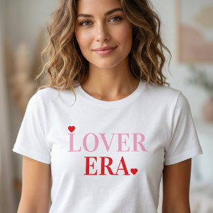 T-shirt En Tri-matière Lover Era Saint-Valentin   Cœurs Roses et Rouges