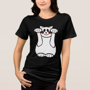 T-shirt En Tri-matière Lucky Cat - Tiens-MOI - Ramasse-Moi !