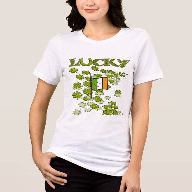 T-shirt En Tri-matière Lucky Flag (Recto)