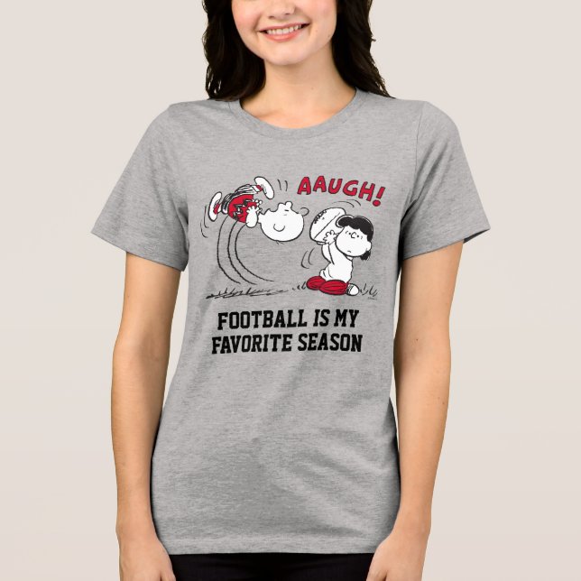 T-shirt En Tri-matière Lucy Tue Way Football De Charlie Brown (Recto)